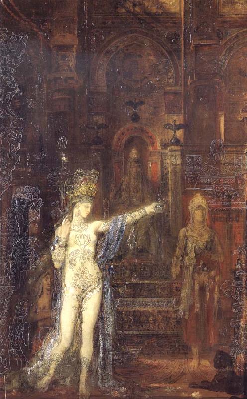 Gustave Moreau Salome Dancing oil painting picture
